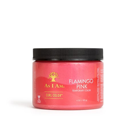 As I Am Curl Color  Flamingo Pink  6 ounce  Color and Curling Gel  Temporary Color  Vegan and Cruelty Free
