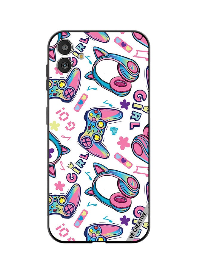 VR CREATIVE Protective Case Cover For Samsung Galaxy F14 Gaming For Girls Design Multicolour - Image 1