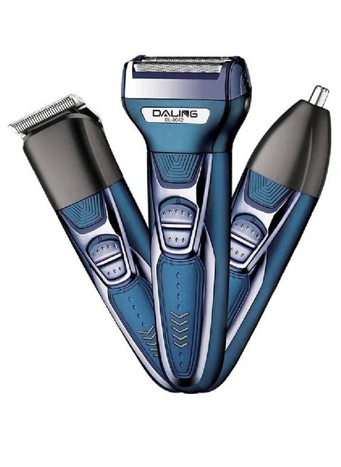 Multi-Function 3 in 1 Rechargeable Grooming Kit Blue 16×20cm