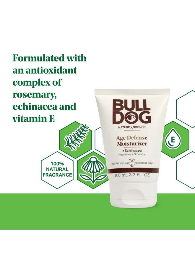 BULLDOG Mens Skincare and Grooming Face Moisturizer Age Defense, 3.3 Fluid Ounce - Image 2