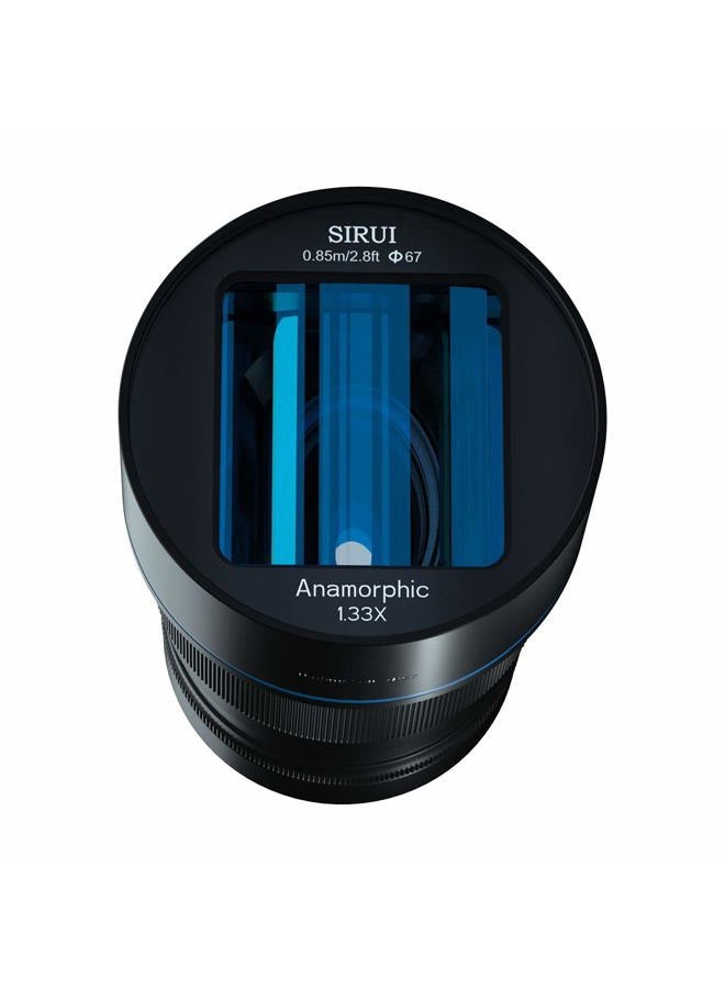 SIRUI 50mm F1.8 1.33X APS-C Anamorphic Lens for E Mount, Blue Flare - Image 2