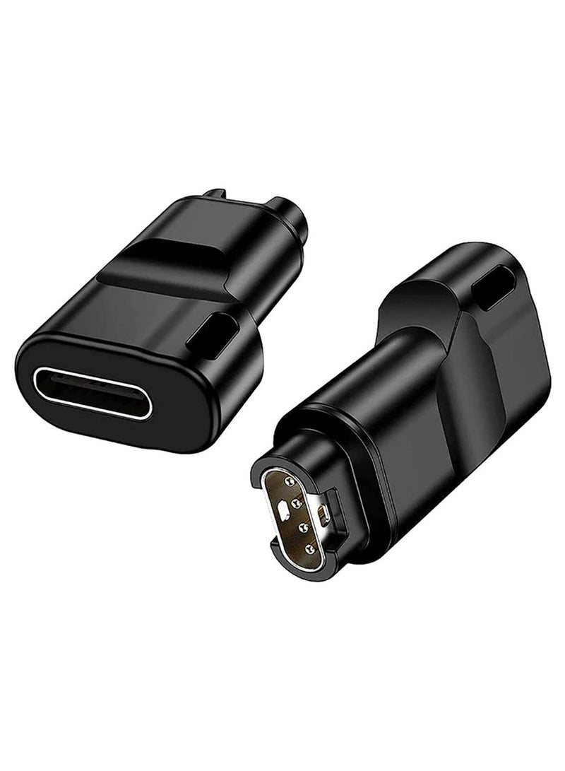 2-Pack USB-C Charger Cable for Garmin Fenix 6/6S/6X Pro, Fenix 5/5S/5X Plus, Forerunner 745/935/945/45/45S/245, Approach S60/X10 Replacement Type-C Data Sync & Charging Wire Adapter  - Image 1