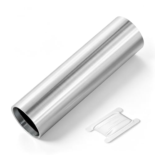 TAISHER 1PCS Stainless Steel Pipe Fittings 112 NPT Female x 112 NPT Female Threaded 10 Length Nipple Cast Pipe - Image 1
