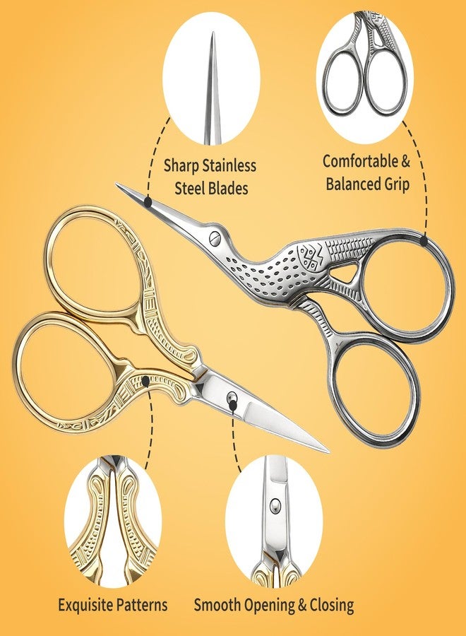 Piszvbej 2 PCS Sourdough Scissors, Bread Scoring Tool, Sharp Stainless Steel Scissors for Bread Art, Wheat and Épi Patterns, Sourdough Scoring Tool for Beginners and Artisan, Gold and Silver - Image 3
