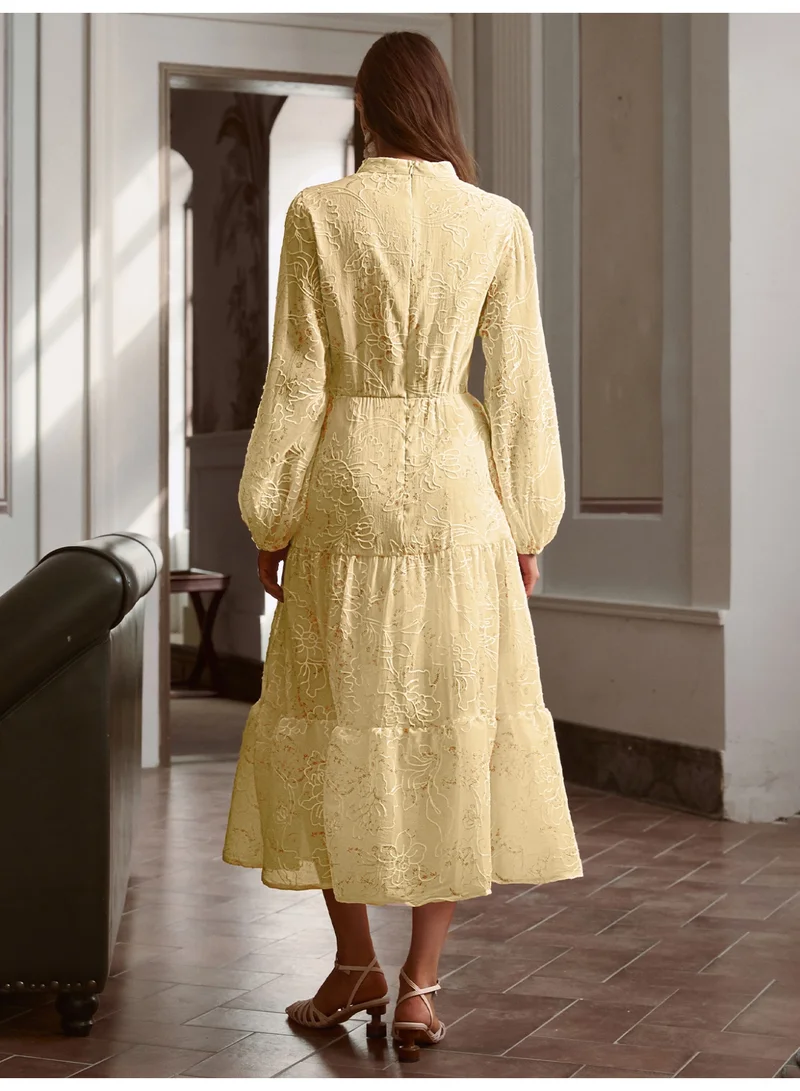 SIMPLEE Women's Summer Elegant DressLight & Comfortable Lightweight Cotton Blend Perfect for Outings