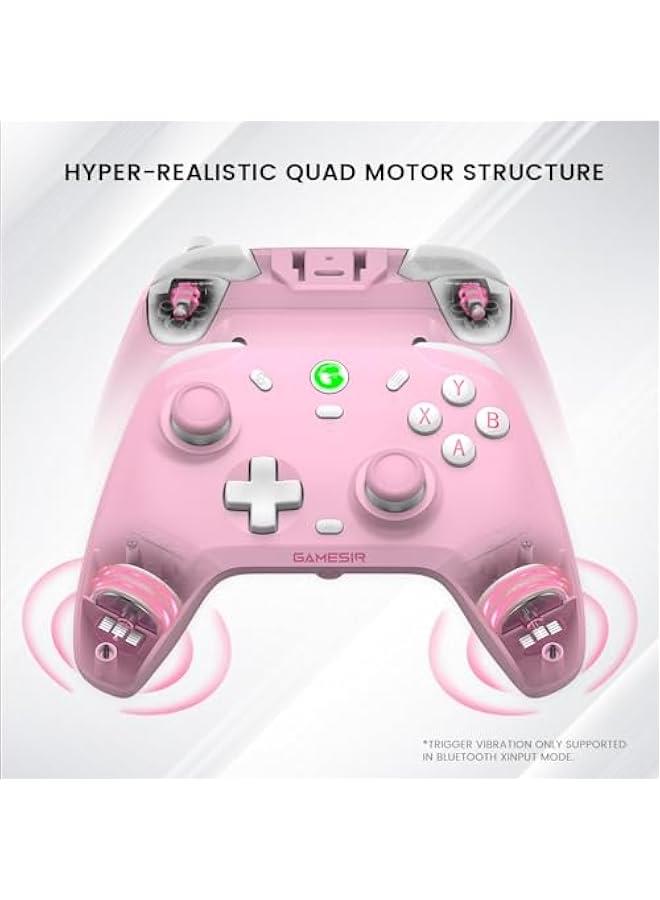 T4 Cyclone Pro Wireless Pro Controller for Switch/Lite/OLED, Hall Effect Controller (No Drifting) for Windows PC, macOS, Steam Deck, Android & iOS (Pink)  - Image 5