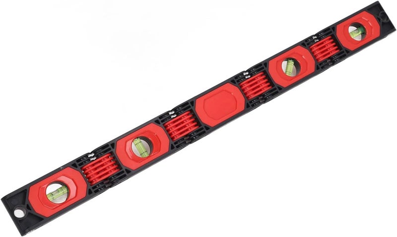 Professional Multi Angle Foldable Level Ruler with 4 Bubble Vials High Precision Measuring Tool for Woodworking Construction Home Renovation ABS Material Durable Lightweight - Image 5