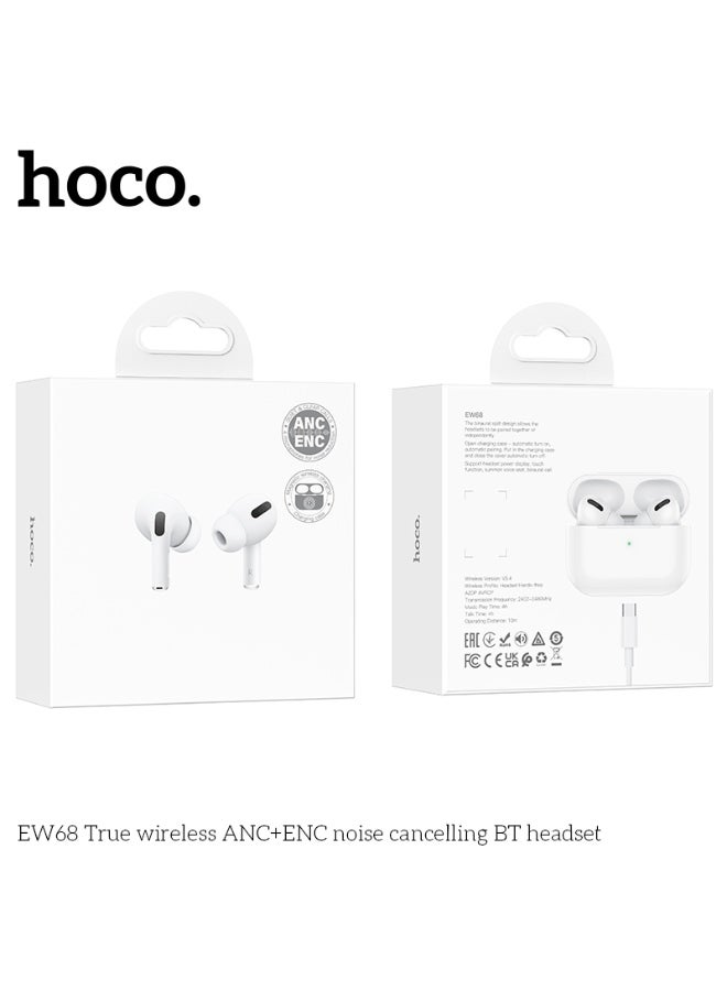 EW68 ANC + ENC True wireless Noise Cancelling Bluetooth earbuds