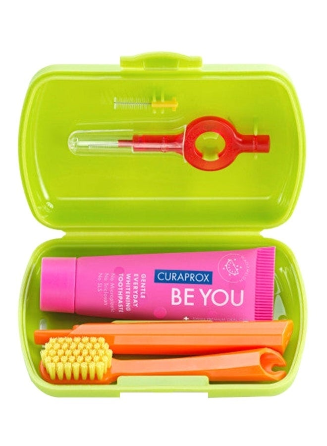 CURAPROX Travel Oral Care Set, Green