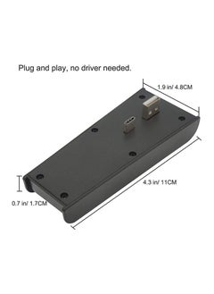 نيبمينينت محول موزع ب 5 منافذ USB 3.0 لجهاز بلايستيشن أسود  - Image 4