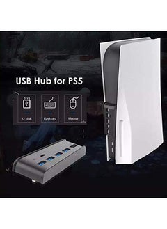 نيبمينينت محول موزع ب 5 منافذ USB 3.0 لجهاز بلايستيشن أسود  - Image 3