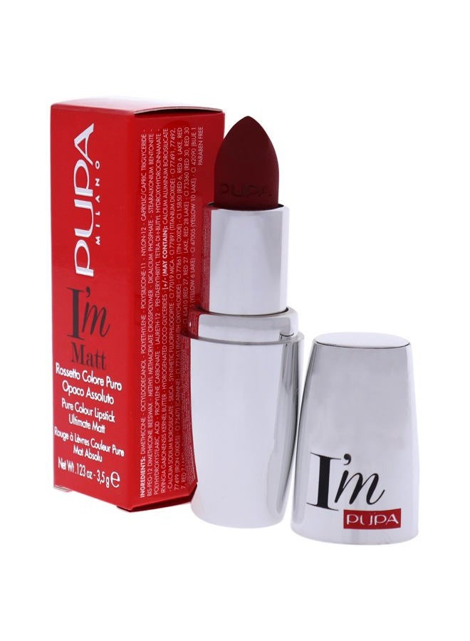 PUPA أحب أحمر شفاه مات غير لامع - 073 بورغندي لا يقاوم للنساء - 0.123 أونصة أحمر شفاه - Image 4