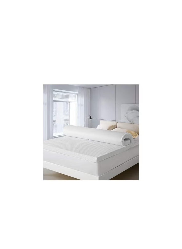 Galaxy Design Galaxy Design Memory Foam (Visco) Mattress Topper Height Of 5 Cm With Removable Knitted Fabric Cover (King - 180 X 200cm) 