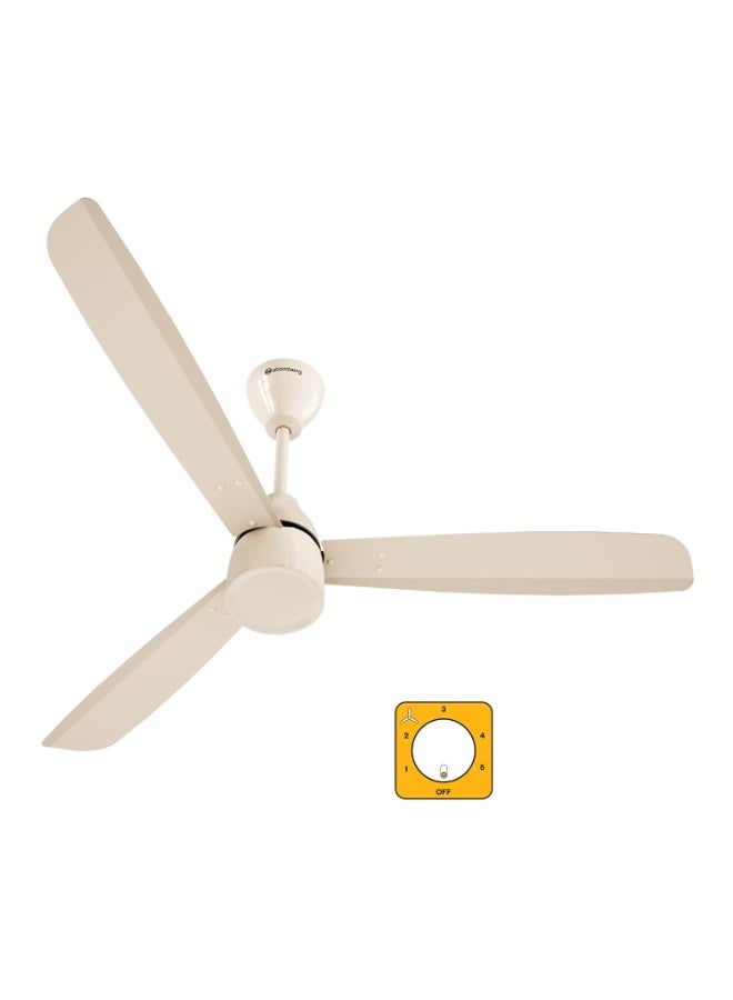 atomberg Renesa Prime 1200mm BLDC Ceiling Fan | Compatible with Step Regulator | BEE 5 star | High Air Delivery | Low Noise | Sleek Design | Power Saving | 3 Year Warranty |Seasand Ivory - Image 1