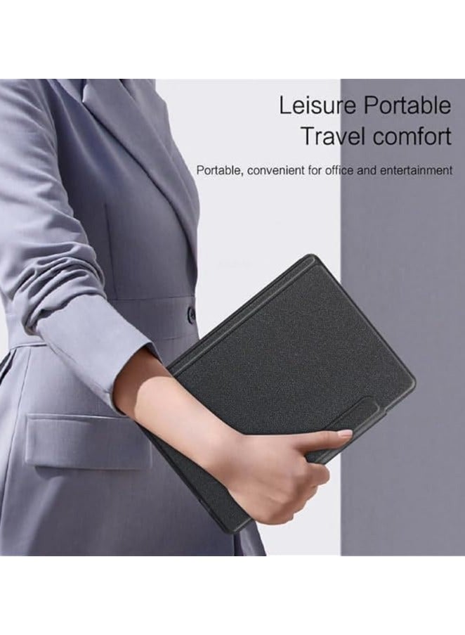 Touch Keyboard Case Compatible with Honor MagicPad 3 12.5-inch 2025 Tablet, Featuring Integrated Bluetooth Touch Keyboard and Leather Case - Image 5
