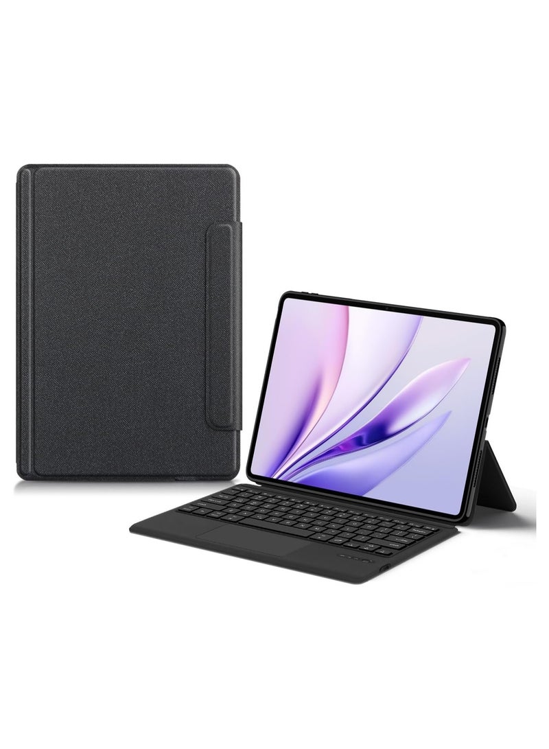Touch Keyboard Case Compatible with Honor MagicPad 3 12.5-inch 2025 Tablet, Featuring Integrated Bluetooth Touch Keyboard and Leather Case - Image 1