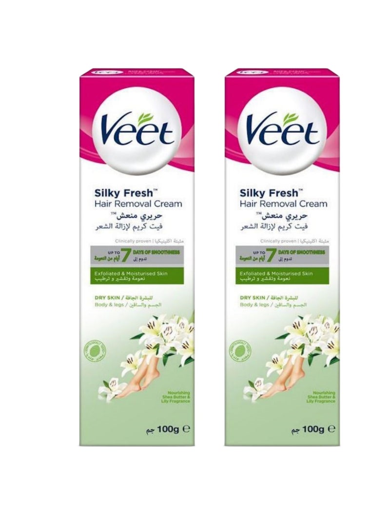 Veet Hair removal cream for dry skin 100ml - Image 1