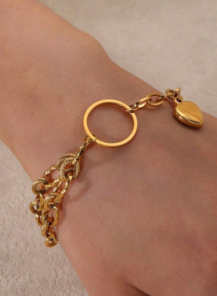 NEW STYLE 18k Gold Plated Stainless Steel Bracelet For Women - Image 1