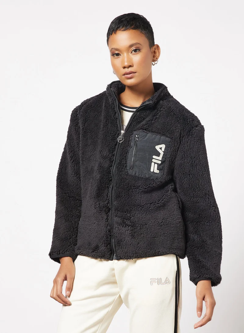 FILA Logo Borg Jacket