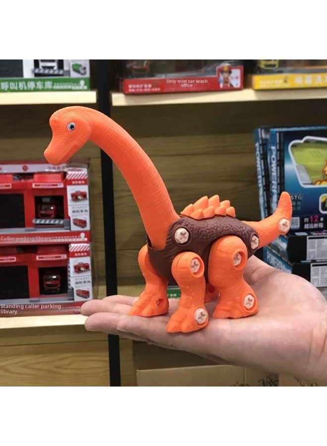 إسكدنيا لعبة ديناصور مصنوعة يدويًا للأطفال، تيرانوصور رابتورز، لعبة تعليمية معرفية مجمعة بعمر 3 سنوات - اللون: فيلوسيرابتور (المفاصل متحركة وقابلة للإزالة) ويتم توفير مفك براغي يدوي - Image 3