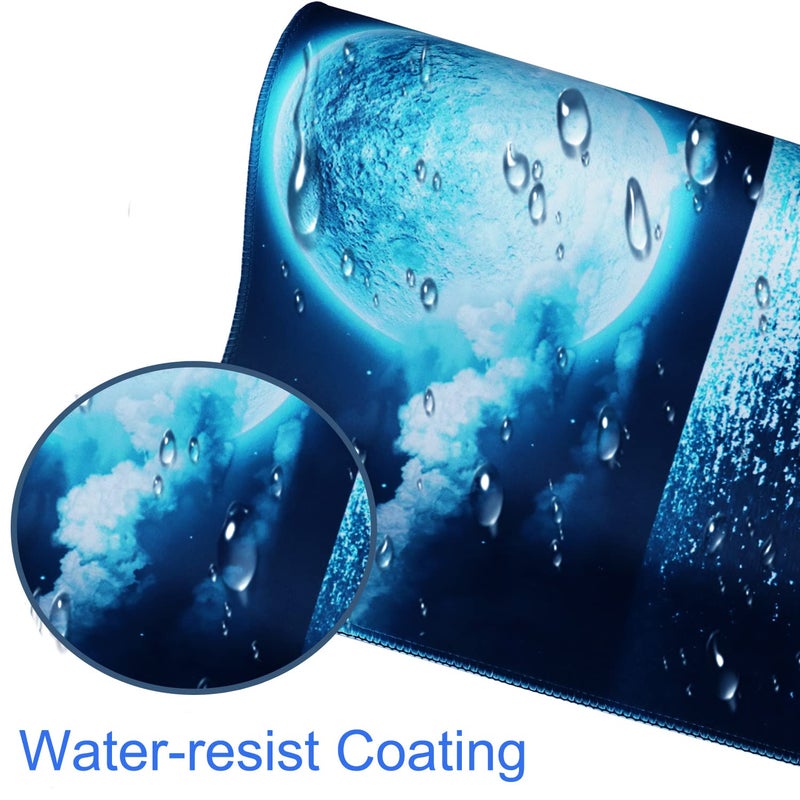 Naukay Large Mouse Pad  31.5X15.7 Inch Large Extended Computer Keyboard Mouse Mat  Water Resist Non-Slip Mousepad Rubber Base Long Xxl Gaming Mouse Pad For Work & Gaming  Office & Home - Image 5