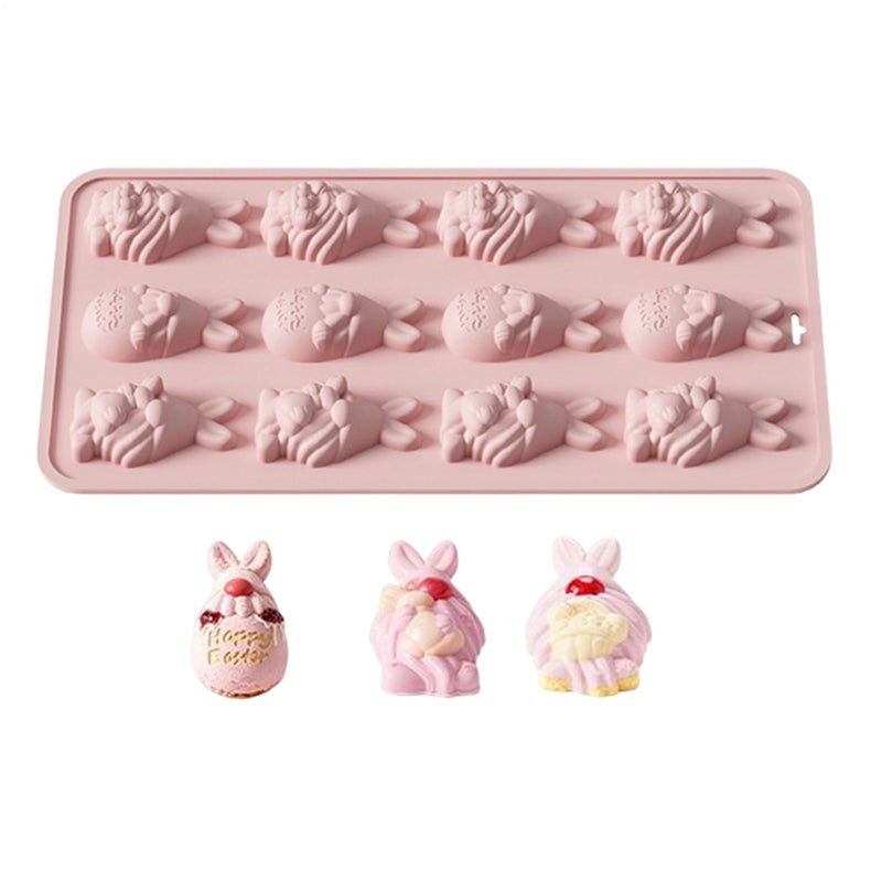 Gray Silicone Chocolate Molds Easy Release Non Stick Reusable Baking Decorating - Image 2