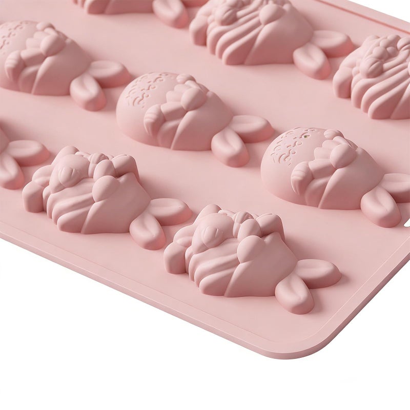 Gray Silicone Chocolate Molds Easy Release Non Stick Reusable Baking Decorating - Image 5