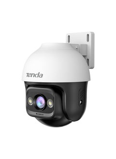 TENDA 360° Security Camera Outdoor with 30m Color Night Vision, PTZ CCTV WiFi Camera with 2-way Audio, AI Human Detection& Alarm, APP Control, IP66 Weatherproof, Works with Alexa (CH3 3MP)