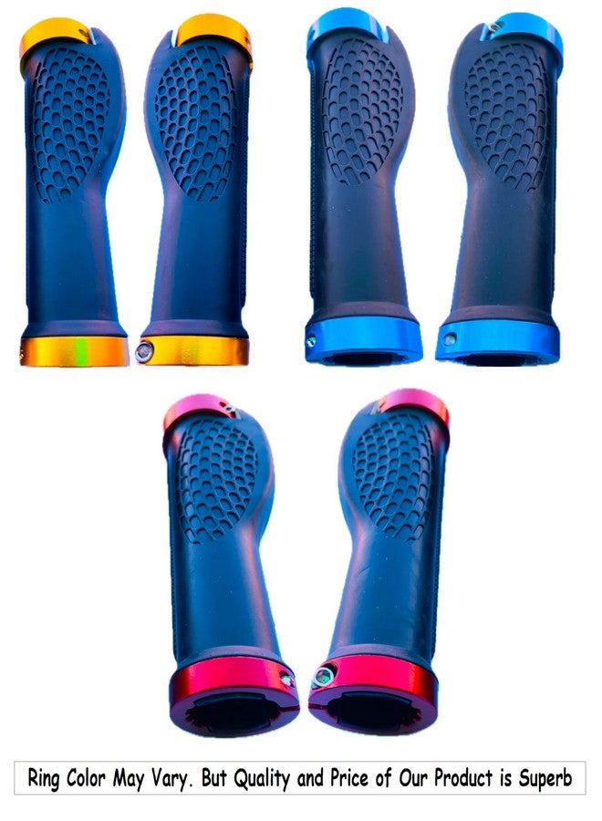 Wavva® Bike Cycle Only Quality Material Handle Grip with Lockable Mountain Rubber Hand Grips Handlebar Grip. - Image 5