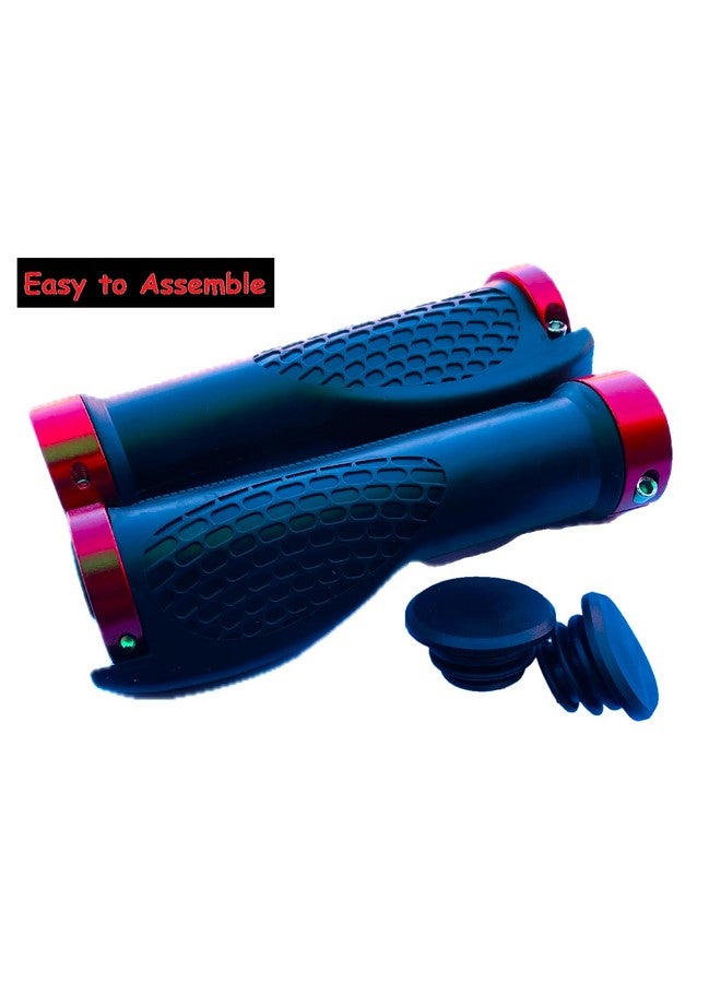 Wavva® Bike Cycle Only Quality Material Handle Grip with Lockable Mountain Rubber Hand Grips Handlebar Grip. - Image 2