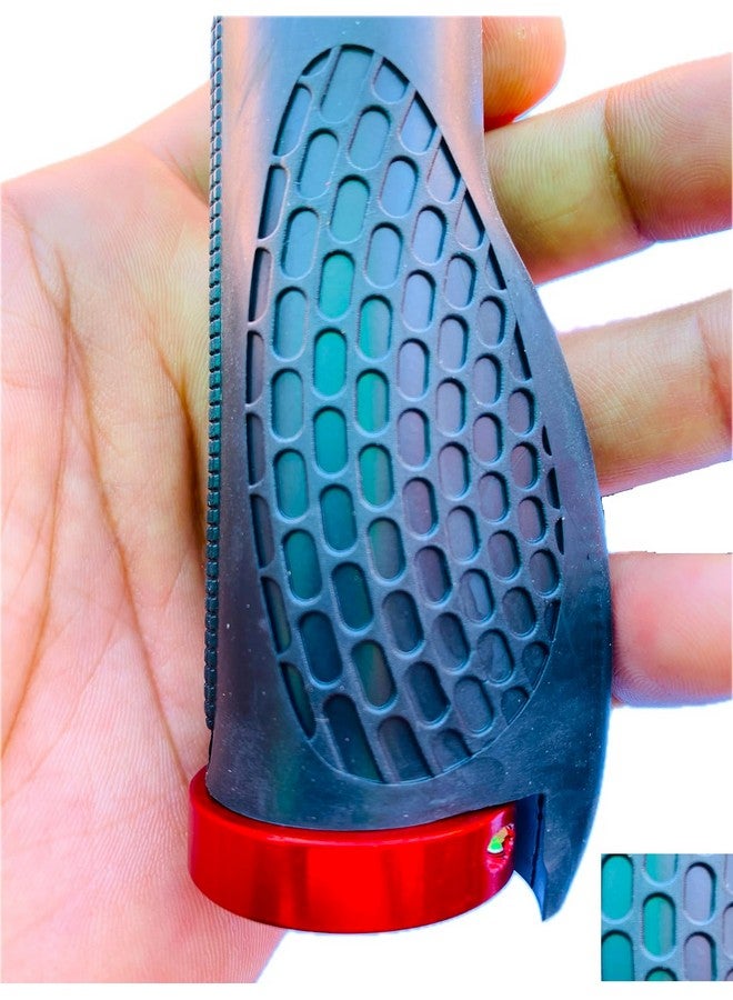 Wavva® Bike Cycle Only Quality Material Handle Grip with Lockable Mountain Rubber Hand Grips Handlebar Grip. - Image 4