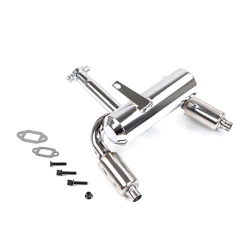 FLMLF Double Exhaust Pipe Kit for 1/5 HPI ROFUN BAHA ROVAN King Motor Baja 5B Rc Car Parts - Image 4