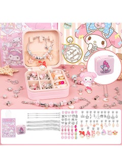 36PCS Charm Bracelet Making Kit, Girls Beads for Jewelry Making Kit, with Jewelry Box, for DIY Craft Jewelry Gift, for 7-14 Year Old Girl（Pink） - pzsku/Z497C64073161ADDF5556Z/45/_/1735890468/44b3e4b8-6d66-45ea-9cee-97ab7c619efb