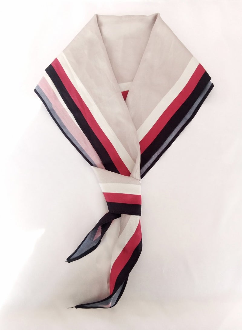 Lily's Style Parisian Scarf Red Black - Image 2