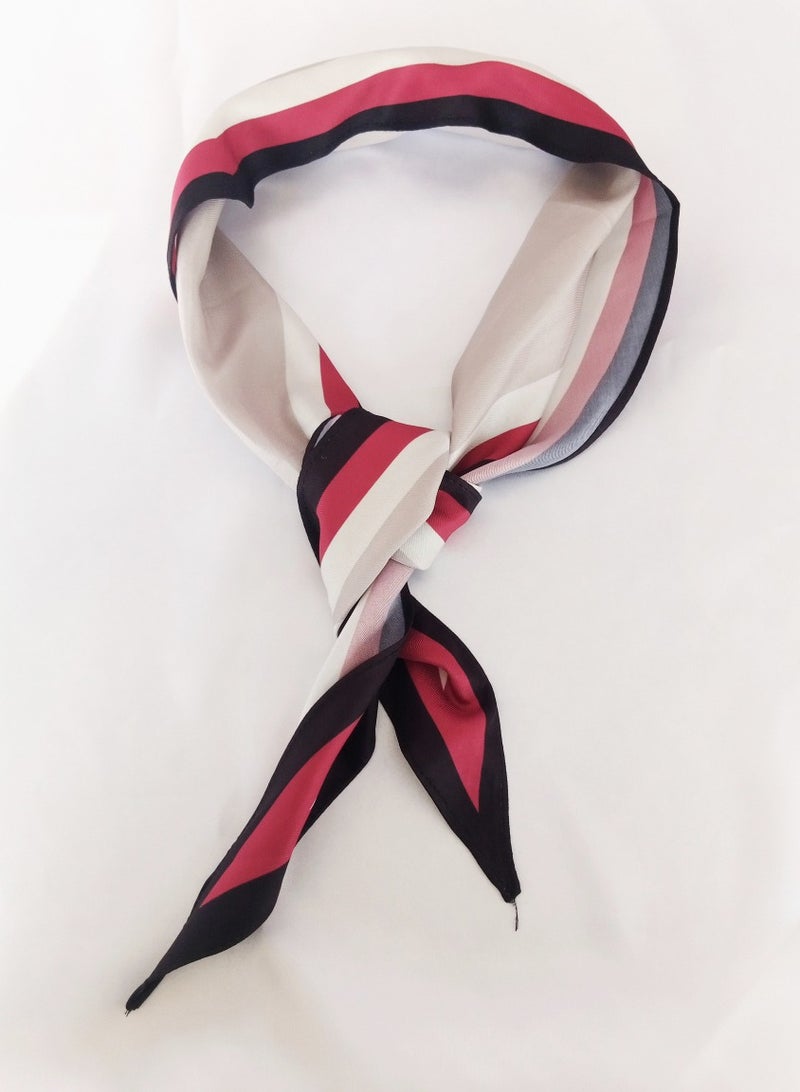 Lily's Style Parisian Scarf Red Black - Image 3