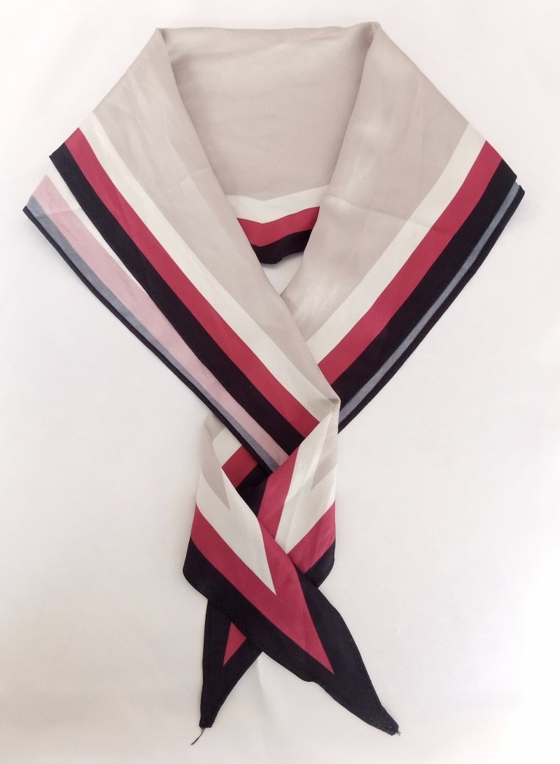 Lily's Style Parisian Scarf Red Black - Image 1