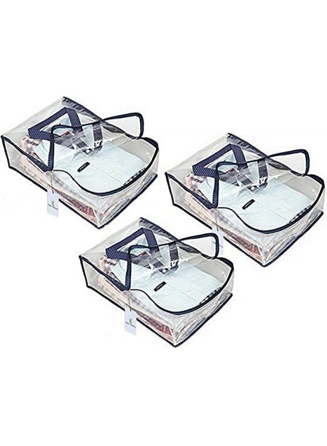 Kuber Industries 4 Piece PVC Shirt Cover Set, Transparent, polyvinylchloride PVC - Image 5