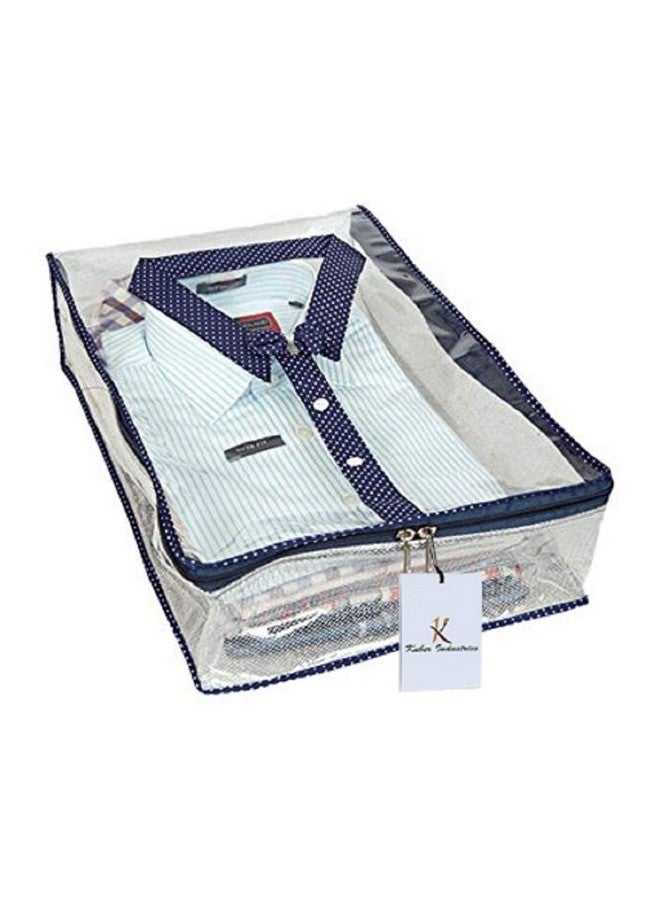 Kuber Industries 4 Piece PVC Shirt Cover Set, Transparent, polyvinylchloride PVC - Image 3