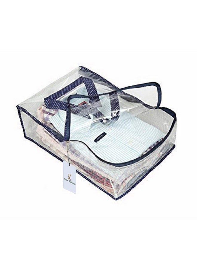 Kuber Industries 4 Piece PVC Shirt Cover Set, Transparent, polyvinylchloride PVC - Image 4