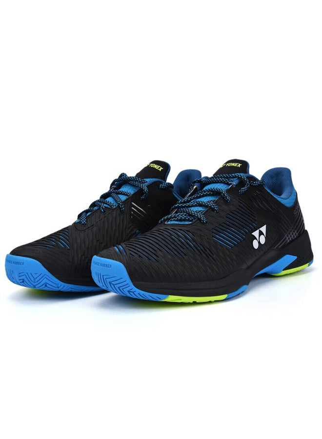 Yonex Tennis Shoes With Power Cushion Shock Absorption, Training Badminton Shoes, Shts2Wex, Black And Blue, Size 42 - Image 5
