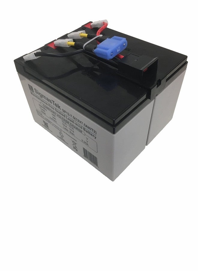 خرطوشة متوافقة مع SigmasTek APC RBC48 مزودة ببطاريتين SP12-7.5 (T2) 12 فولت 7.5 أمبير - Image 2