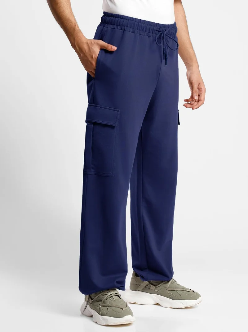 NOBERO  NOBERO Men's Navy Cargo Joggers for Men | Best Price UAE