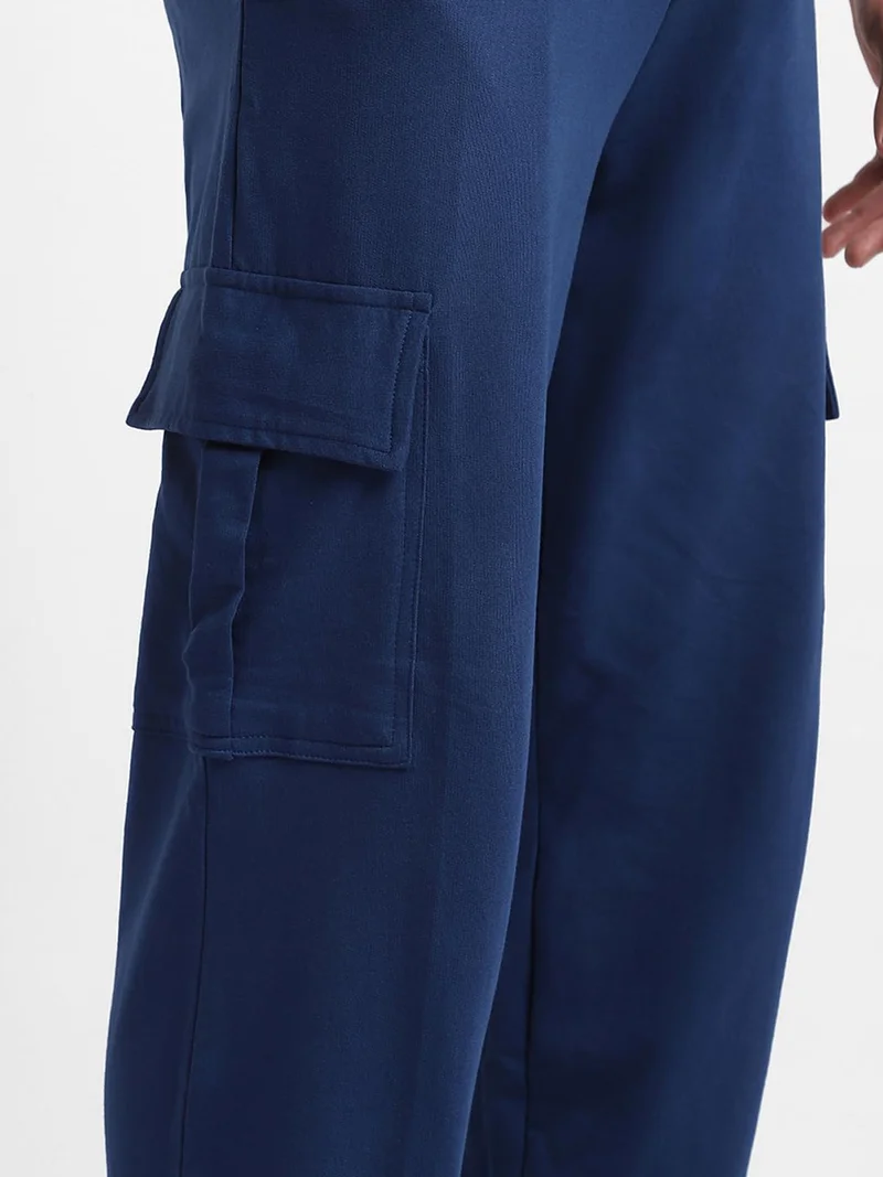 NOBERO  NOBERO Men's Navy Cargo Joggers for Men | Best Price UAE