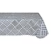 DII DII Tablecloth Vinyl Table Top, 60 x 102, Navy Grid - Image 2