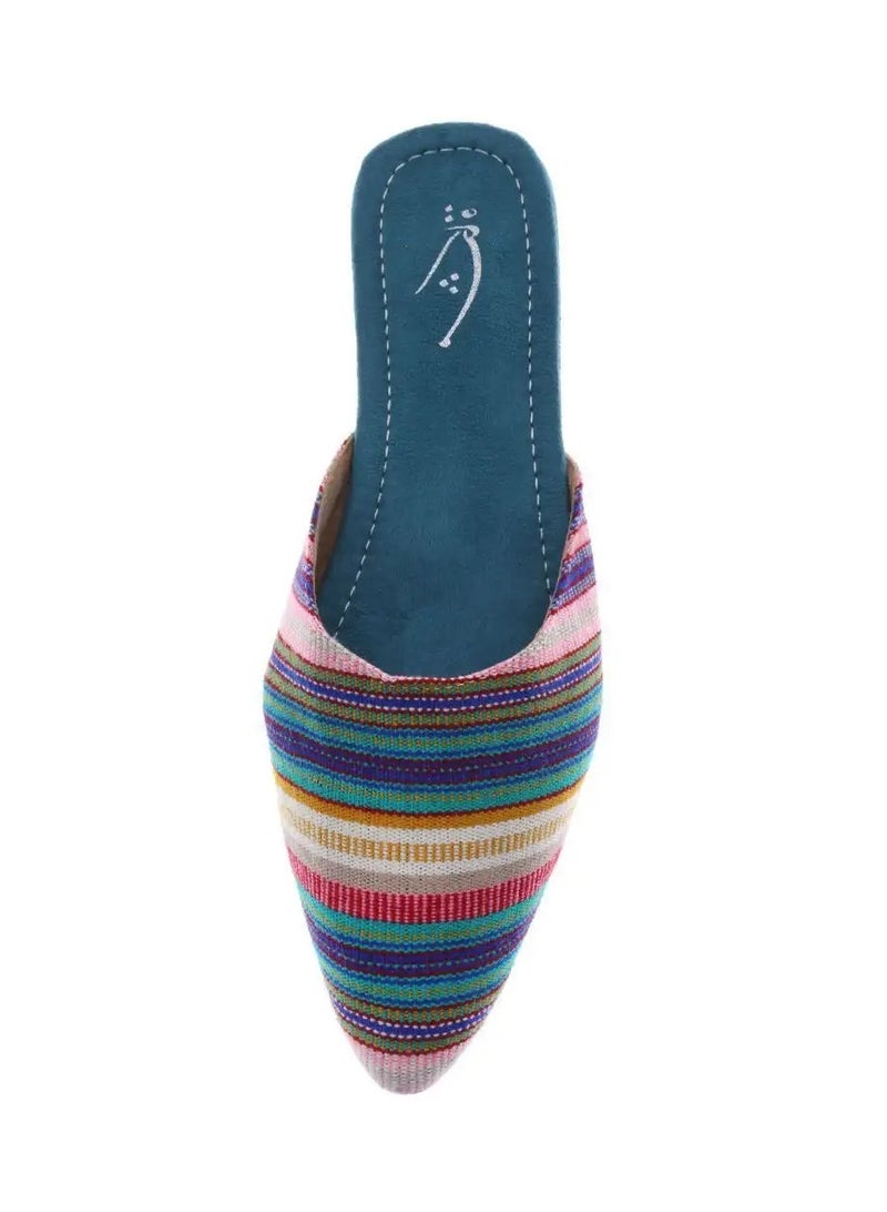 Mishkat Ghuroob Babouche Slippers for Women (Multicolored) - Image 3