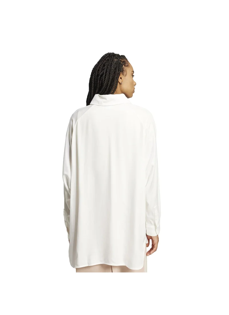 Adidas adidas P ESS SHIRT LS White Originals Women OTHER SHIRTS
