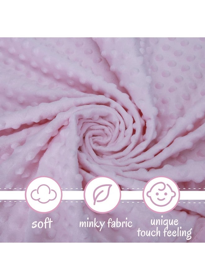 برو غوليم بطانية أمان على شكل فيل من برو جوليم للبنات مع لعبة محشوة ناعمة على شكل حيوان، سجل بحث عن الرضع والأطفال الصغار، وردي، مقاس 16 بوصة - Image 4