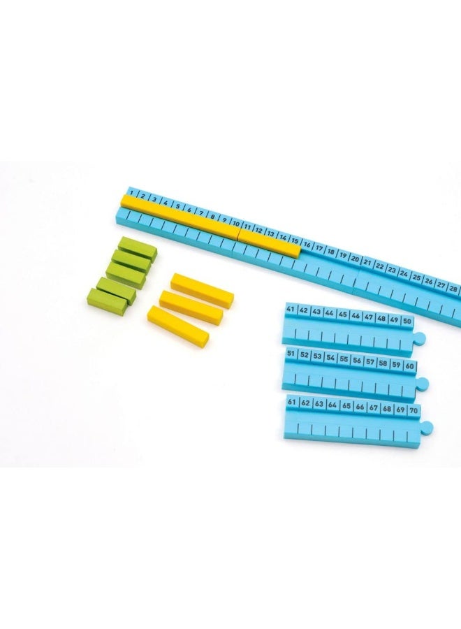 OXFORD UNIVERSITY PRESS Numicon: 1-100cm Number Rod Track - Image 1