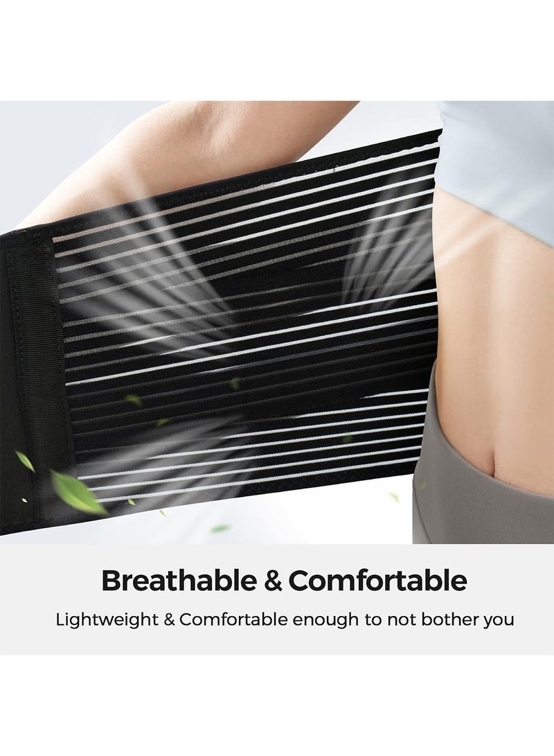 Back Braces for Lower Back Pain Relief with 6 Stays, Breathable Back Support Belt for Men/Women for Work, Anti-Skid Lumbar Support Belt with 16-Hole Mesh for Sciatica. - Image 5