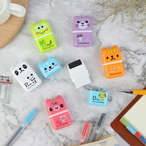 Xgood 24-Piece Roller Erasers - Portable, Flexible, Durable Soft Animal Erasers with Roller Cases for School, Office, Kids (6 Patterns) - Image 5